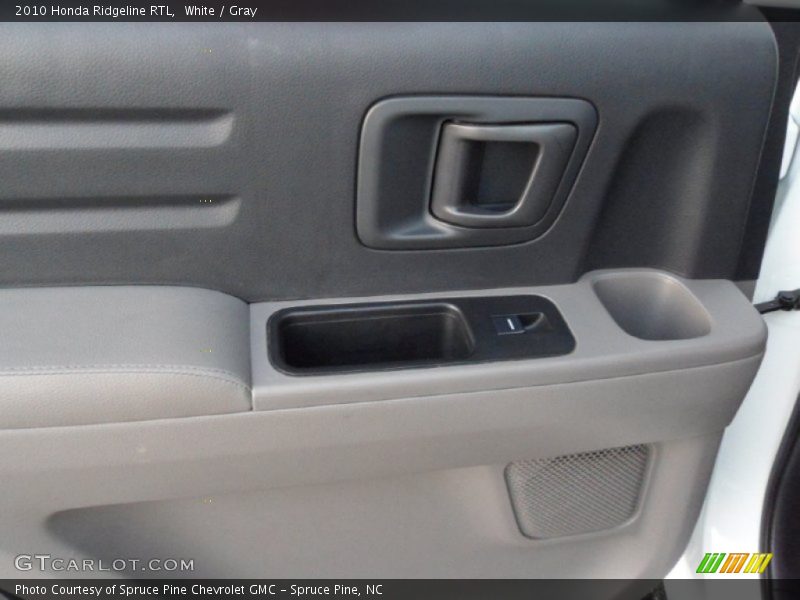 White / Gray 2010 Honda Ridgeline RTL