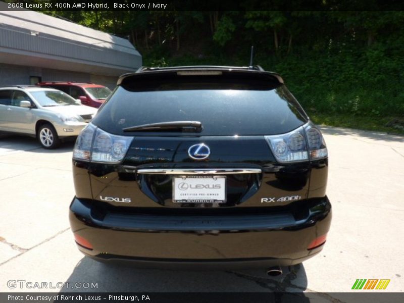 Black Onyx / Ivory 2008 Lexus RX 400h AWD Hybrid