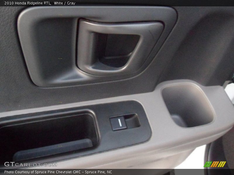 White / Gray 2010 Honda Ridgeline RTL