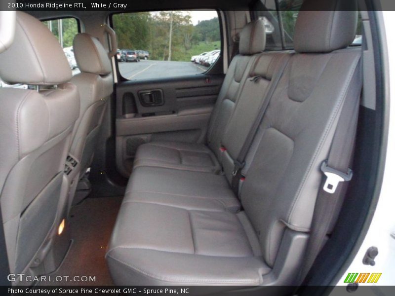 White / Gray 2010 Honda Ridgeline RTL