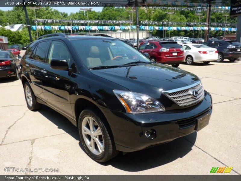 Black Onyx / Ivory 2008 Lexus RX 400h AWD Hybrid