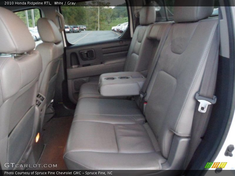 White / Gray 2010 Honda Ridgeline RTL