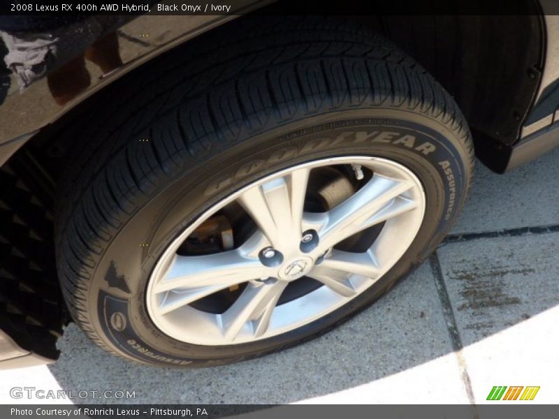 Black Onyx / Ivory 2008 Lexus RX 400h AWD Hybrid