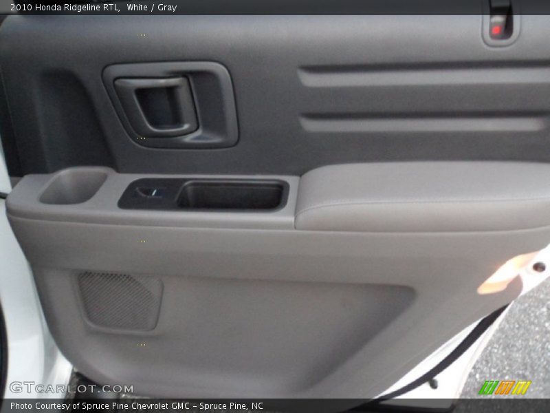 White / Gray 2010 Honda Ridgeline RTL