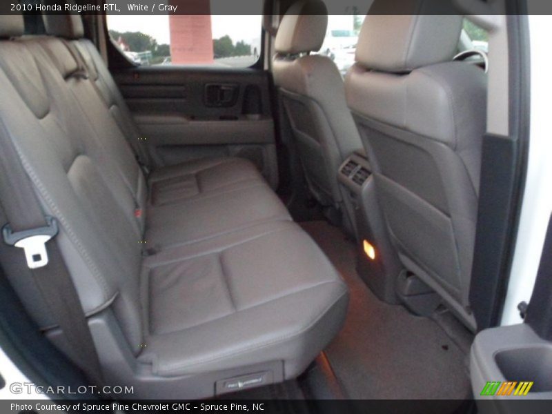 White / Gray 2010 Honda Ridgeline RTL