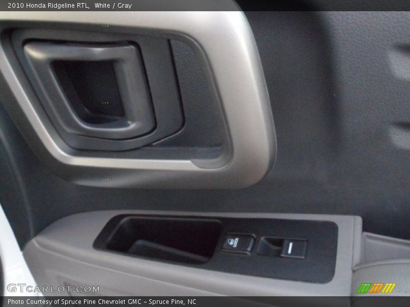 White / Gray 2010 Honda Ridgeline RTL