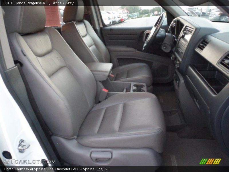 White / Gray 2010 Honda Ridgeline RTL