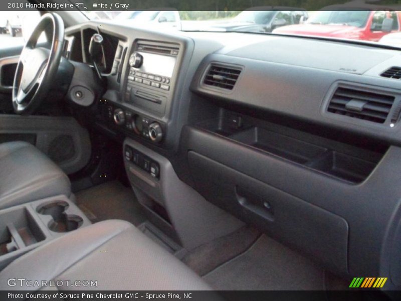 White / Gray 2010 Honda Ridgeline RTL