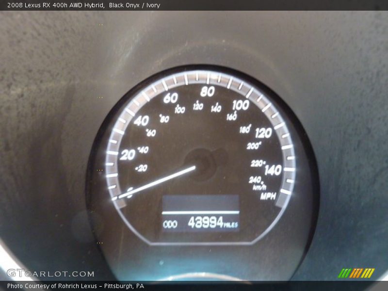 Black Onyx / Ivory 2008 Lexus RX 400h AWD Hybrid