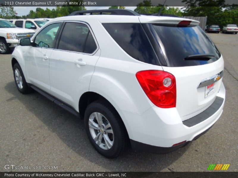 Summit White / Jet Black 2013 Chevrolet Equinox LT