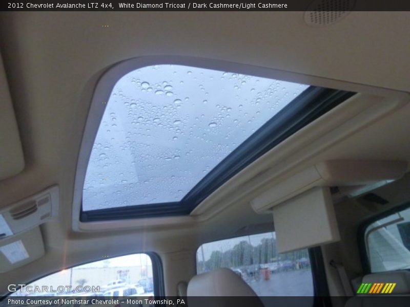 White Diamond Tricoat / Dark Cashmere/Light Cashmere 2012 Chevrolet Avalanche LTZ 4x4