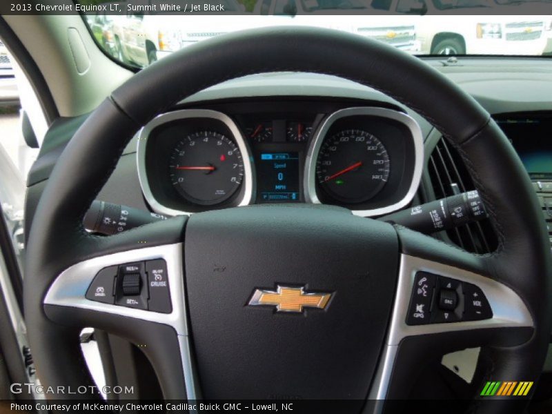 Summit White / Jet Black 2013 Chevrolet Equinox LT
