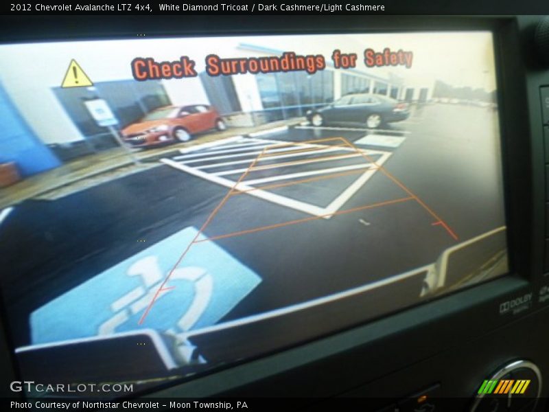 White Diamond Tricoat / Dark Cashmere/Light Cashmere 2012 Chevrolet Avalanche LTZ 4x4