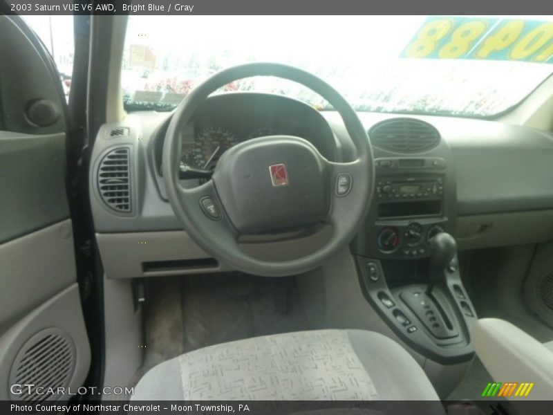 Bright Blue / Gray 2003 Saturn VUE V6 AWD