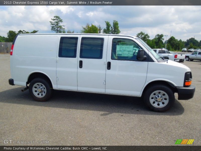 Summit White / Medium Pewter 2013 Chevrolet Express 1500 Cargo Van
