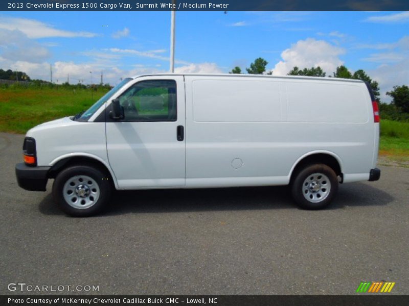 Summit White / Medium Pewter 2013 Chevrolet Express 1500 Cargo Van