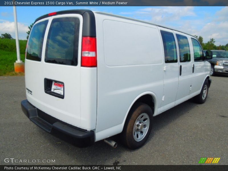 Summit White / Medium Pewter 2013 Chevrolet Express 1500 Cargo Van