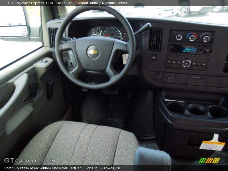 Summit White / Medium Pewter 2013 Chevrolet Express 1500 Cargo Van
