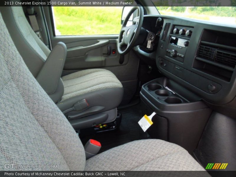 Summit White / Medium Pewter 2013 Chevrolet Express 1500 Cargo Van