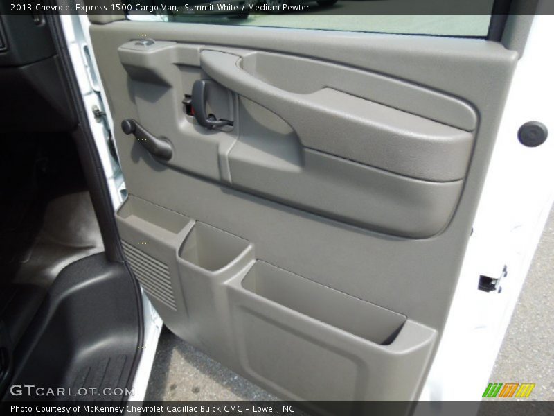 Summit White / Medium Pewter 2013 Chevrolet Express 1500 Cargo Van