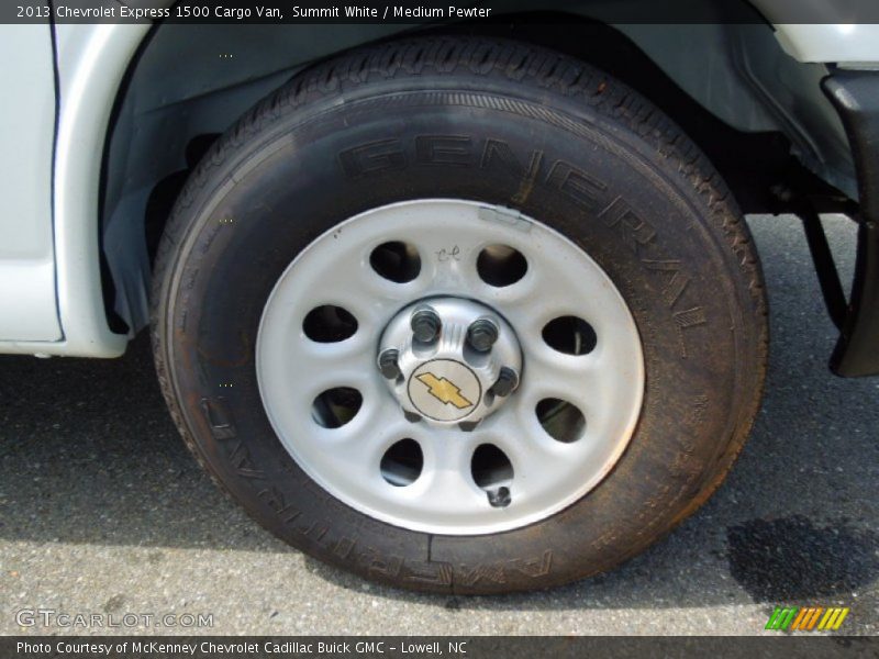 Summit White / Medium Pewter 2013 Chevrolet Express 1500 Cargo Van