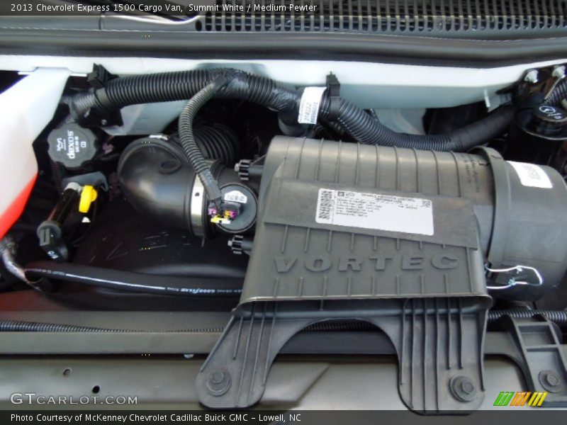 Summit White / Medium Pewter 2013 Chevrolet Express 1500 Cargo Van