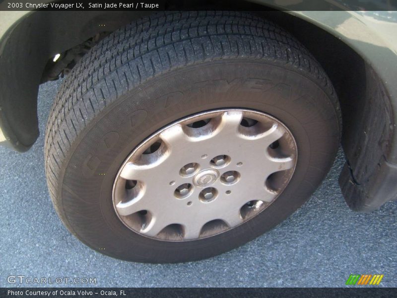 Satin Jade Pearl / Taupe 2003 Chrysler Voyager LX