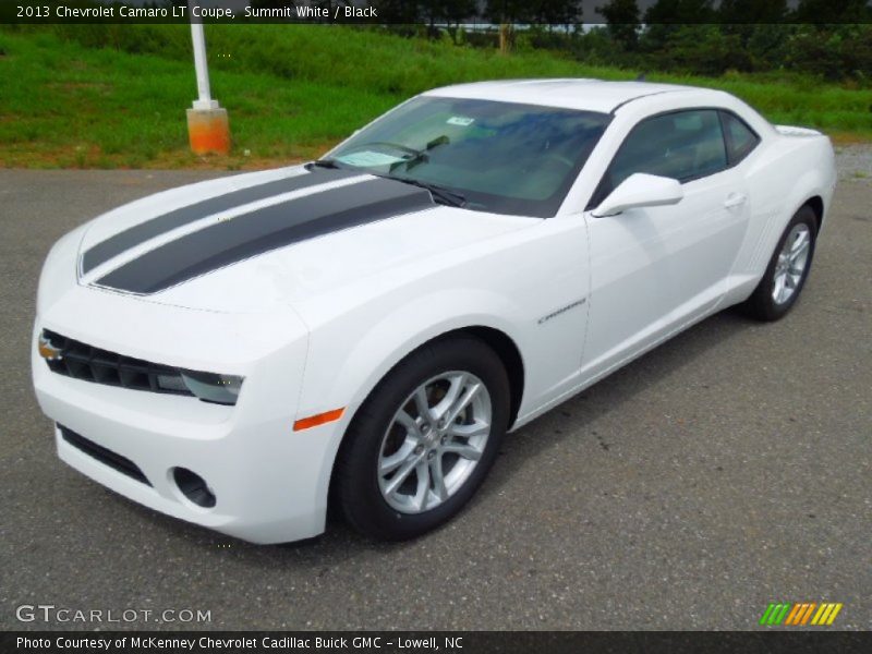 Summit White / Black 2013 Chevrolet Camaro LT Coupe