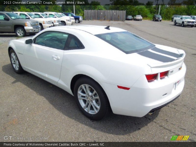 Summit White / Black 2013 Chevrolet Camaro LT Coupe