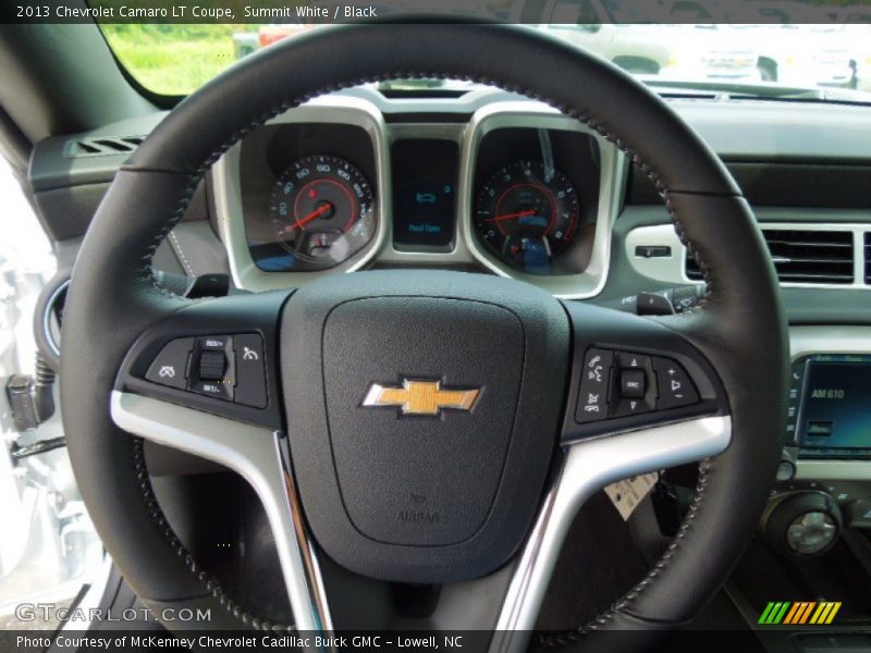Summit White / Black 2013 Chevrolet Camaro LT Coupe