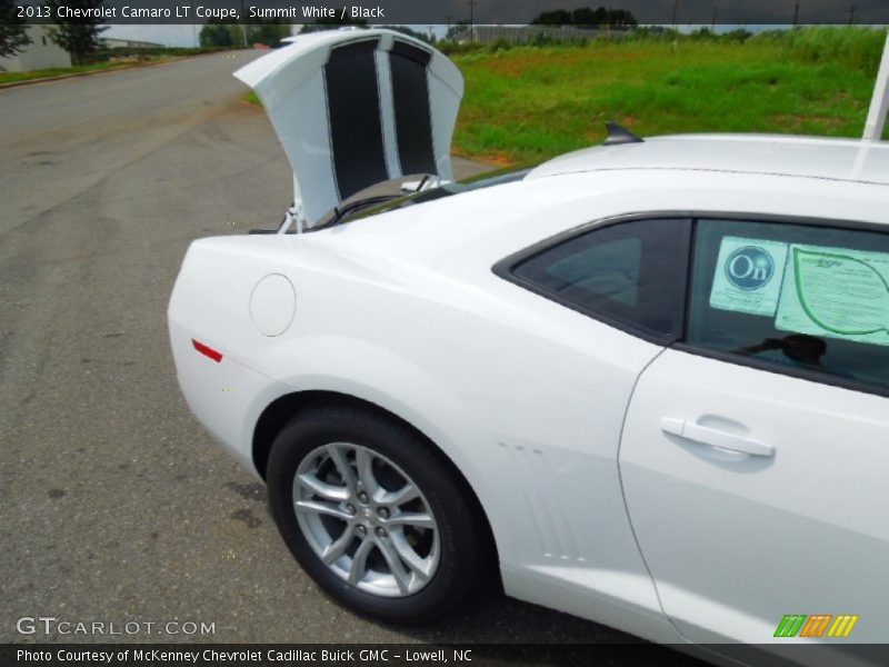 Summit White / Black 2013 Chevrolet Camaro LT Coupe