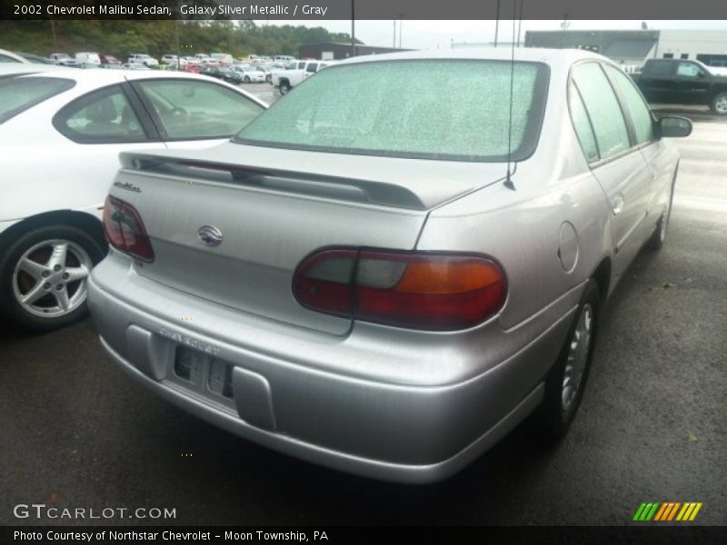 Galaxy Silver Metallic / Gray 2002 Chevrolet Malibu Sedan