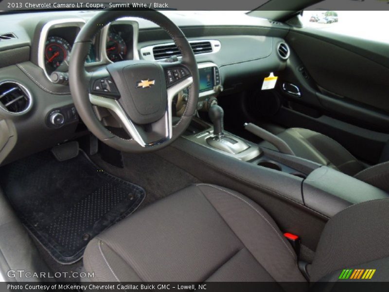 Black Interior - 2013 Camaro LT Coupe 