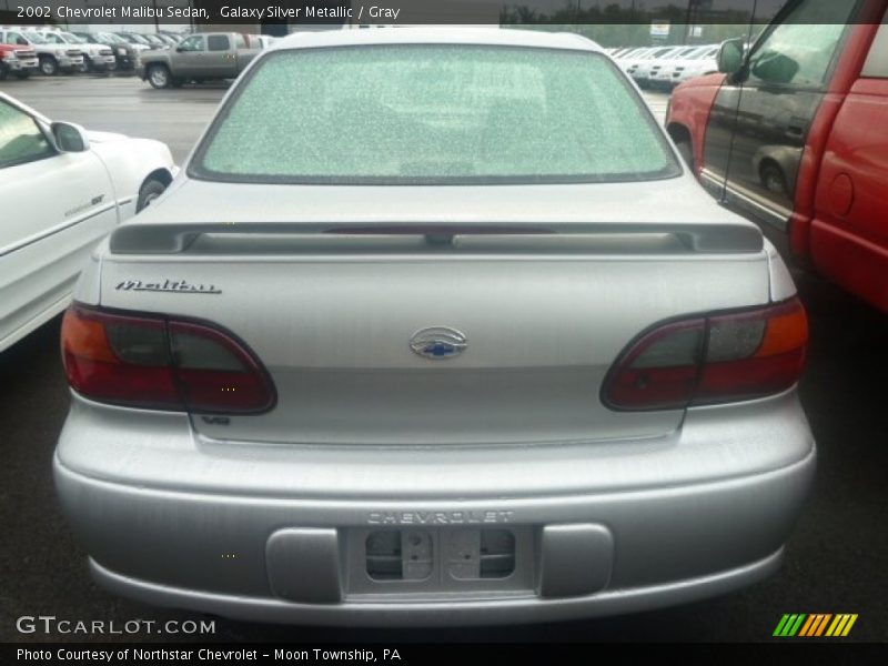Galaxy Silver Metallic / Gray 2002 Chevrolet Malibu Sedan