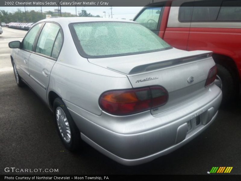 Galaxy Silver Metallic / Gray 2002 Chevrolet Malibu Sedan