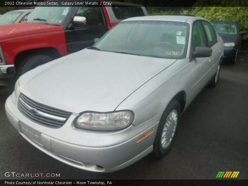 Galaxy Silver Metallic / Gray 2002 Chevrolet Malibu Sedan