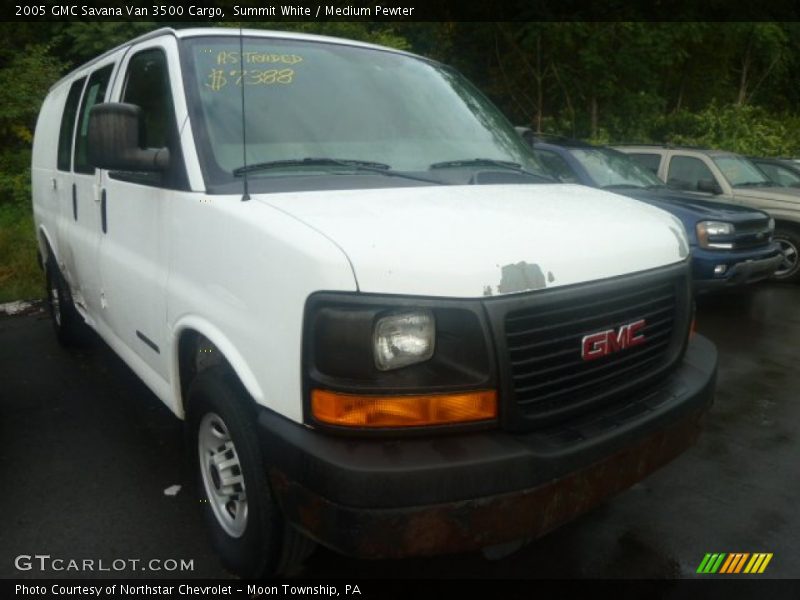 Summit White / Medium Pewter 2005 GMC Savana Van 3500 Cargo