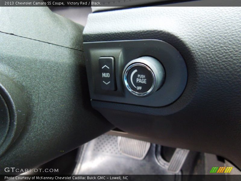Controls of 2013 Camaro SS Coupe