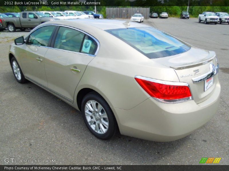 Gold Mist Metallic / Cashmere 2012 Buick LaCrosse FWD