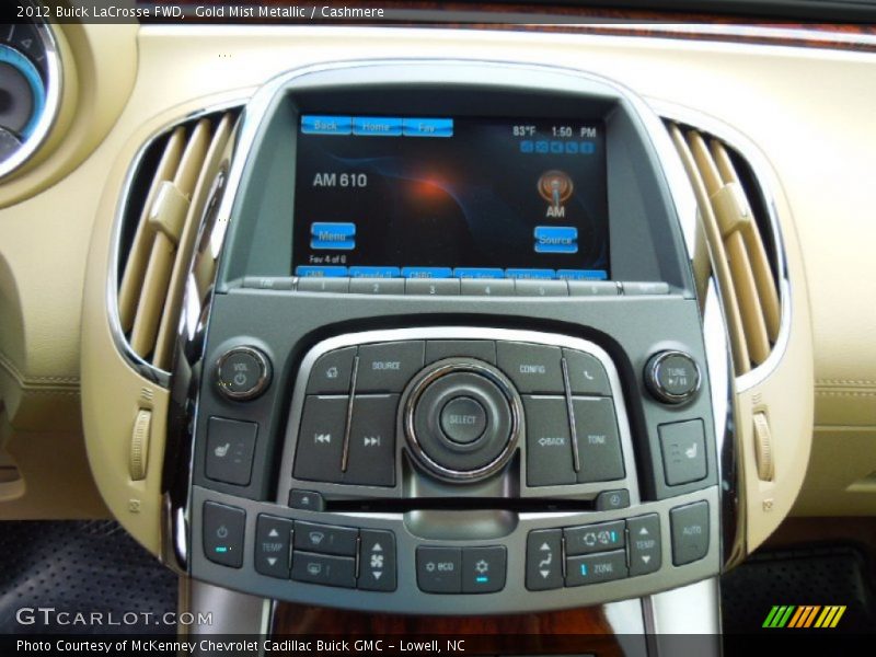 Controls of 2012 LaCrosse FWD