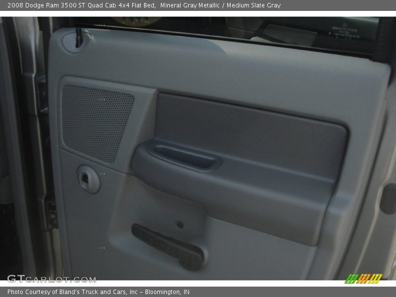 Mineral Gray Metallic / Medium Slate Gray 2008 Dodge Ram 3500 ST Quad Cab 4x4 Flat Bed