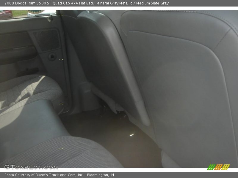 Mineral Gray Metallic / Medium Slate Gray 2008 Dodge Ram 3500 ST Quad Cab 4x4 Flat Bed
