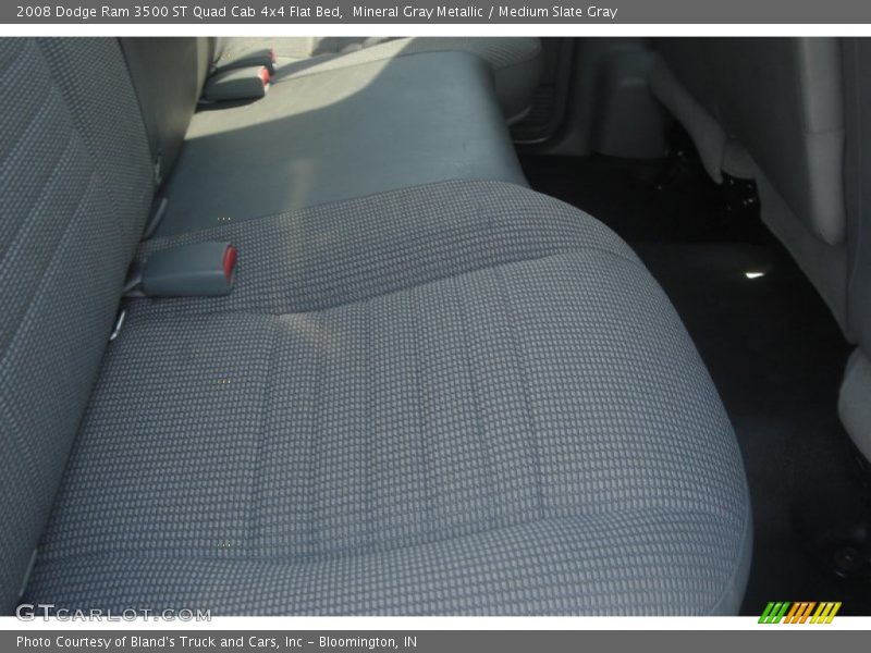Mineral Gray Metallic / Medium Slate Gray 2008 Dodge Ram 3500 ST Quad Cab 4x4 Flat Bed