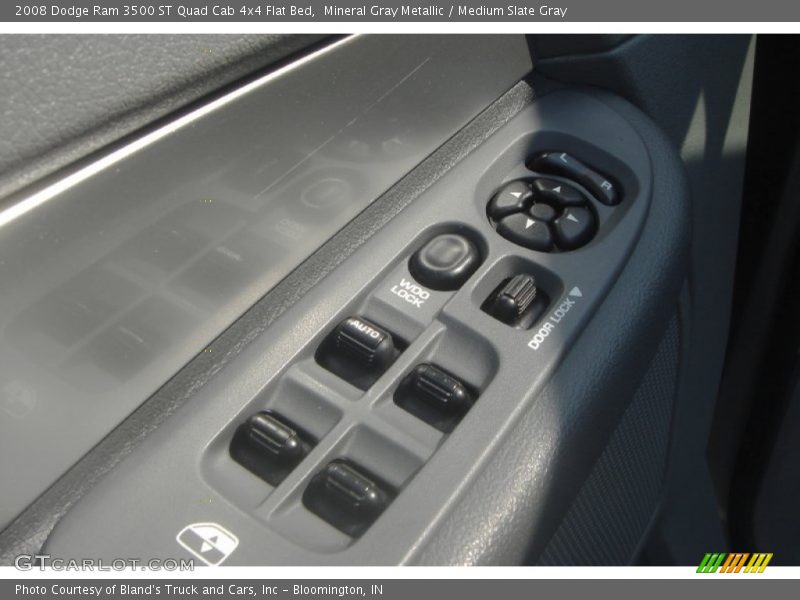 Mineral Gray Metallic / Medium Slate Gray 2008 Dodge Ram 3500 ST Quad Cab 4x4 Flat Bed