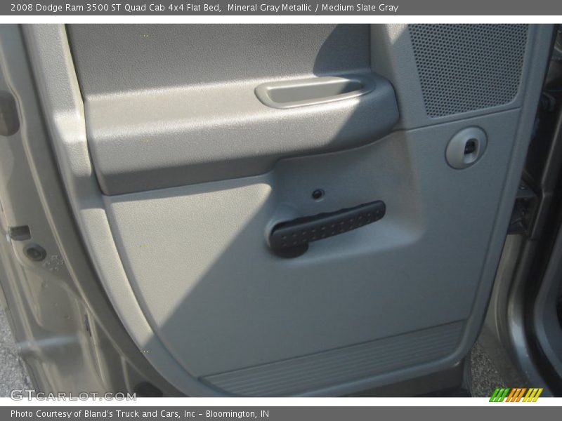 Mineral Gray Metallic / Medium Slate Gray 2008 Dodge Ram 3500 ST Quad Cab 4x4 Flat Bed