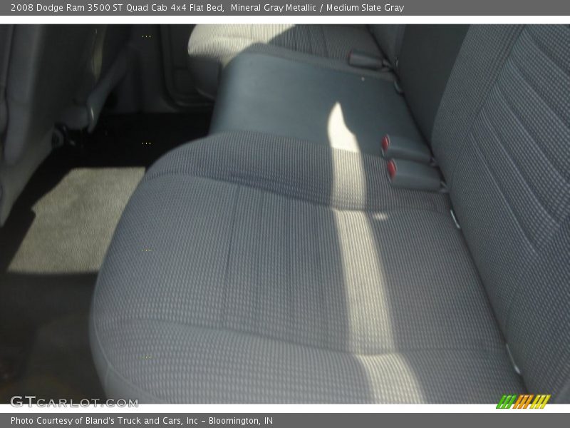 Mineral Gray Metallic / Medium Slate Gray 2008 Dodge Ram 3500 ST Quad Cab 4x4 Flat Bed