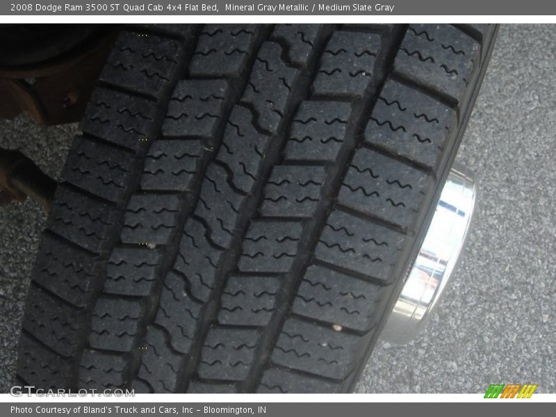 Mineral Gray Metallic / Medium Slate Gray 2008 Dodge Ram 3500 ST Quad Cab 4x4 Flat Bed