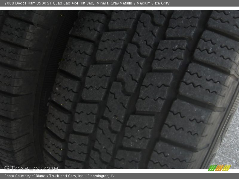 Mineral Gray Metallic / Medium Slate Gray 2008 Dodge Ram 3500 ST Quad Cab 4x4 Flat Bed