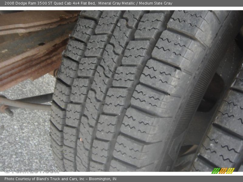 Mineral Gray Metallic / Medium Slate Gray 2008 Dodge Ram 3500 ST Quad Cab 4x4 Flat Bed
