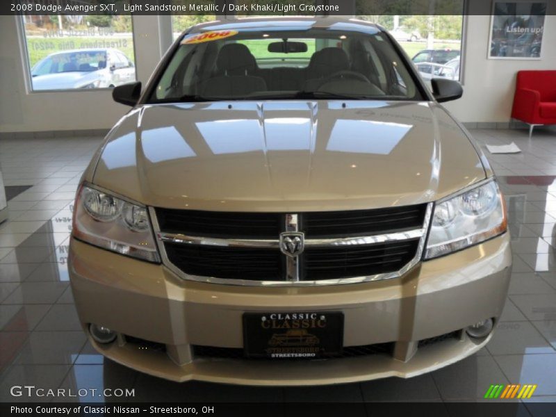 Light Sandstone Metallic / Dark Khaki/Light Graystone 2008 Dodge Avenger SXT